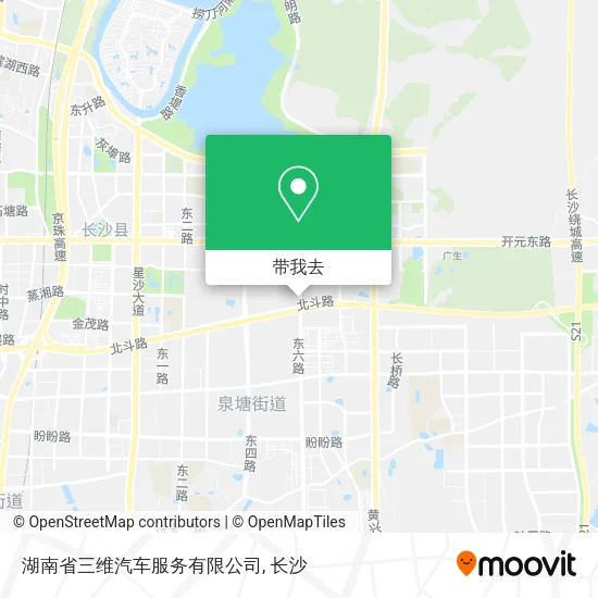 湖南省三维汽车服务有限公司地图