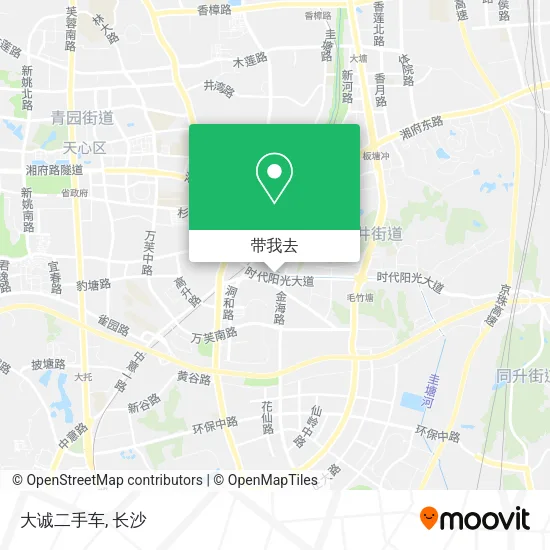 大诚二手车地图