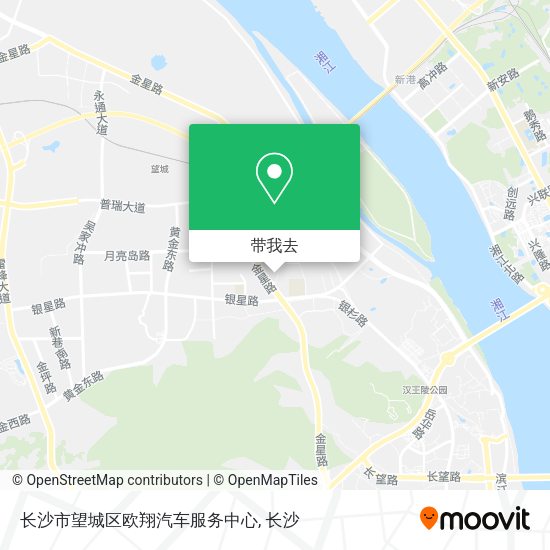 长沙市望城区欧翔汽车服务中心地图