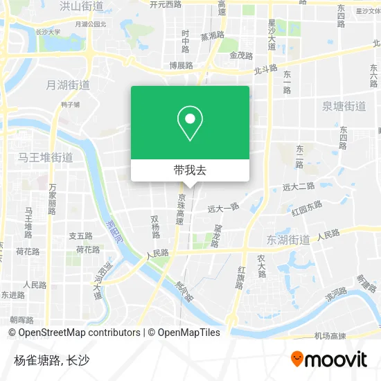 杨雀塘路地图