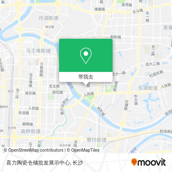 喜力陶瓷仓储批发展示中心地图