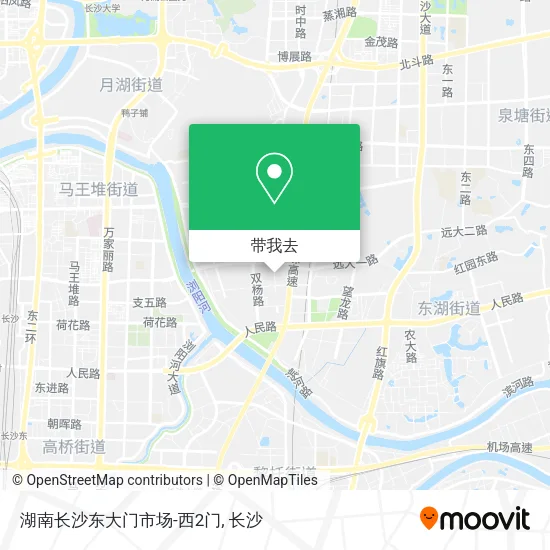 湖南长沙东大门市场-西2门地图