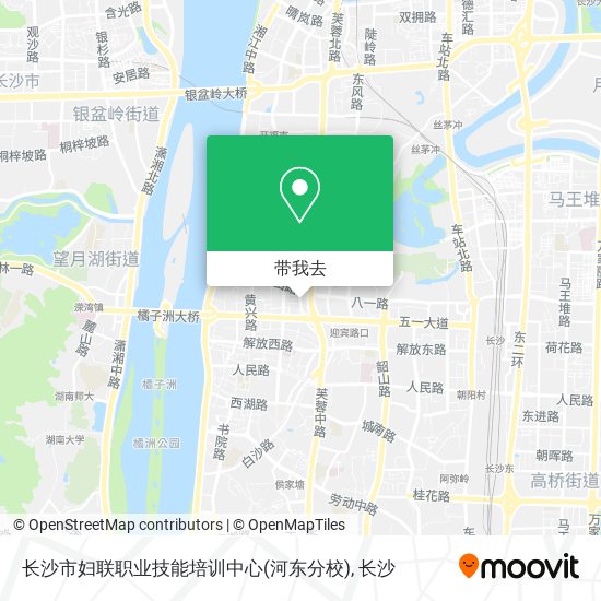长沙市妇联职业技能培训中心(河东分校)地图