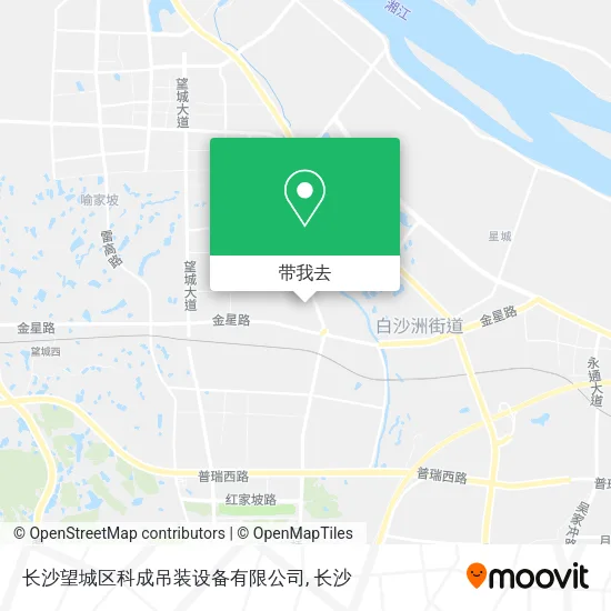 长沙望城区科成吊装设备有限公司地图