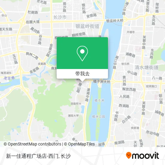 新一佳通程广场店-西门地图