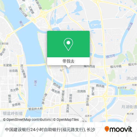 中国建设银行24小时自助银行(福元路支行)地图
