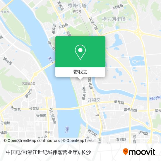 中国电信(湘江世纪城伟嘉营业厅)地图