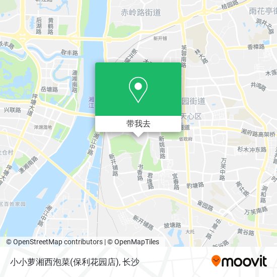 小小萝湘西泡菜(保利花园店)地图