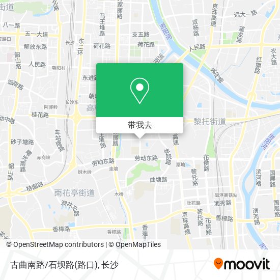 古曲南路/石坝路(路口)地图