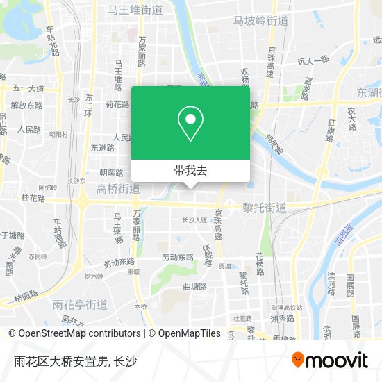 雨花区大桥安置房地图