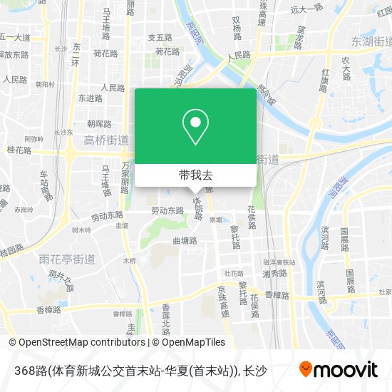 368路(体育新城公交首末站-华夏(首末站))地图