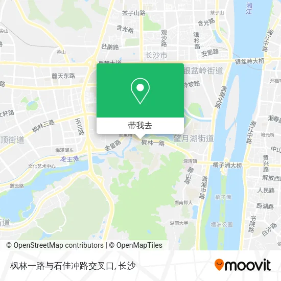 枫林一路与石佳冲路交叉口地图