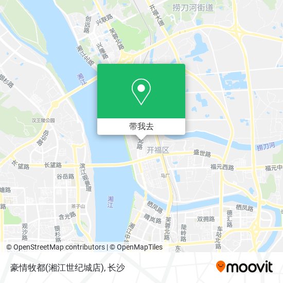 豪情牧都(湘江世纪城店)地图