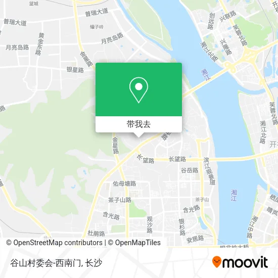 谷山村委会-西南门地图