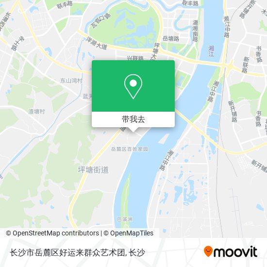 长沙市岳麓区好运来群众艺术团地图