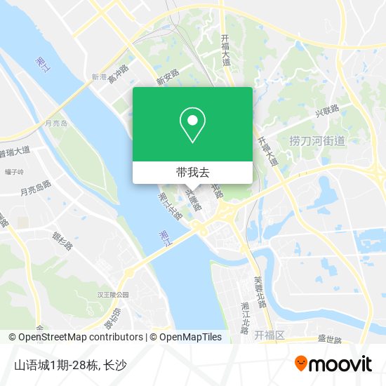 山语城1期-28栋地图