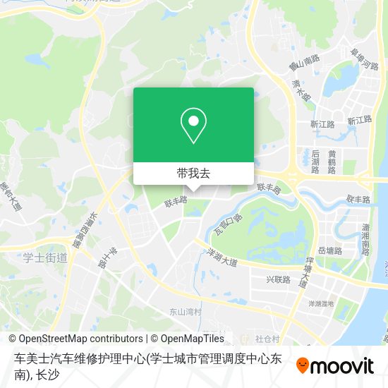 车美士汽车维修护理中心(学士城市管理调度中心东南)地图