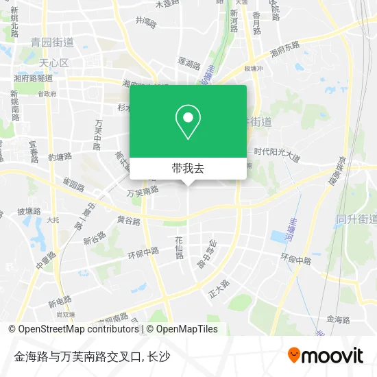 金海路与万芙南路交叉口地图