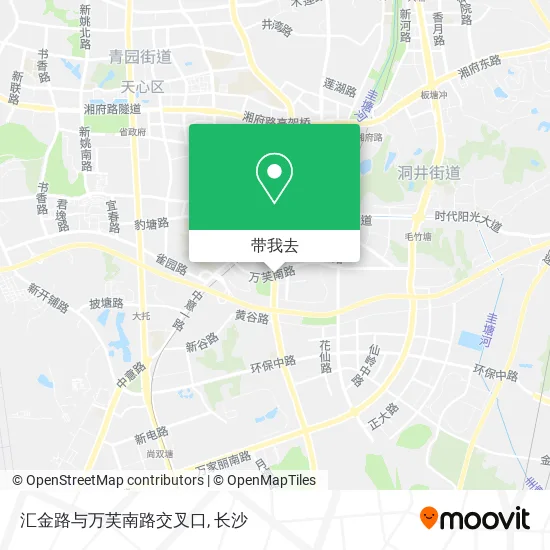 汇金路与万芙南路交叉口地图