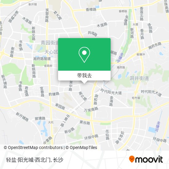 轻盐·阳光城-西北门地图