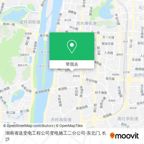 湖南省送变电工程公司变电施工二分公司-东北门地图