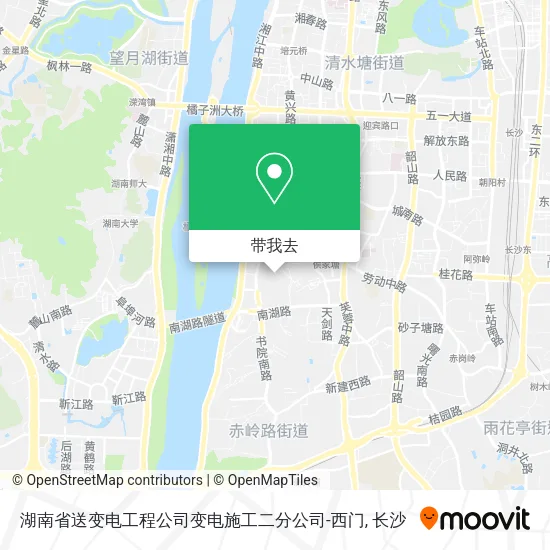 湖南省送变电工程公司变电施工二分公司-西门地图