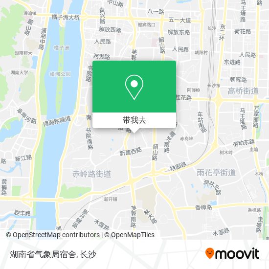 湖南省气象局宿舍地图
