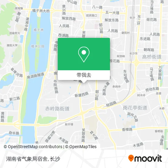 湖南省气象局宿舍地图