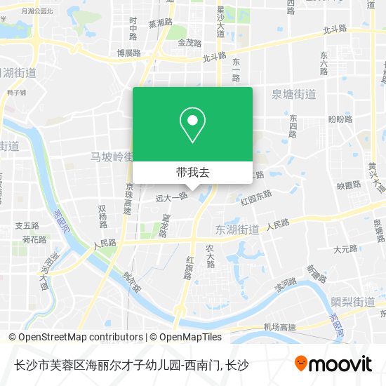 长沙市芙蓉区海丽尔才子幼儿园-西南门地图