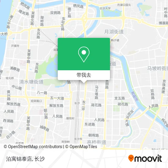 泊寓锦泰店地图