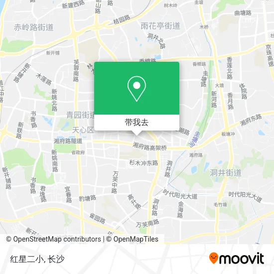 红星二小地图