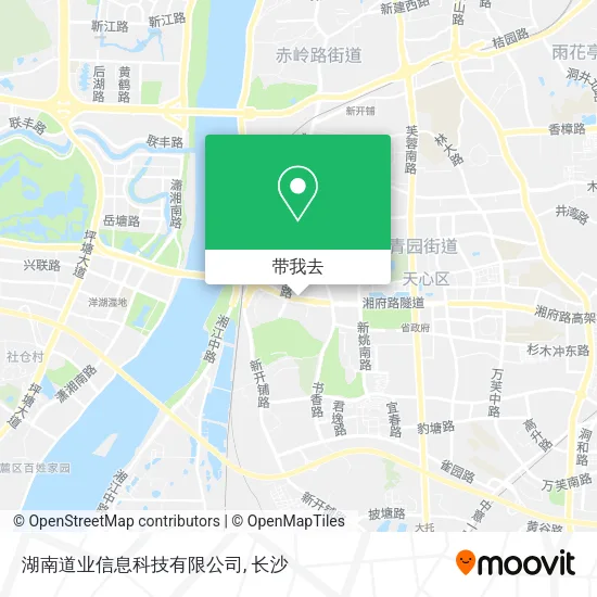 湖南道业信息科技有限公司地图