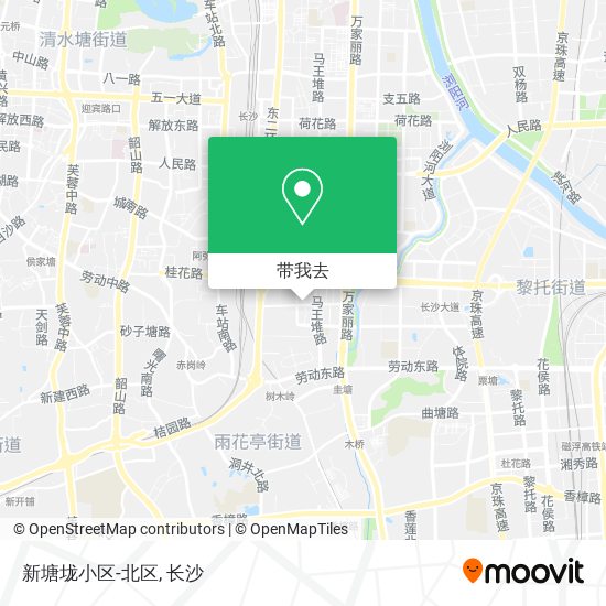 新塘垅小区-北区地图