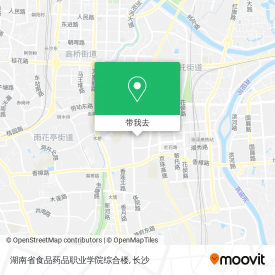 湖南省食品药品职业学院综合楼地图
