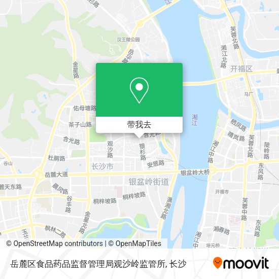 岳麓区食品药品监督管理局观沙岭监管所地图
