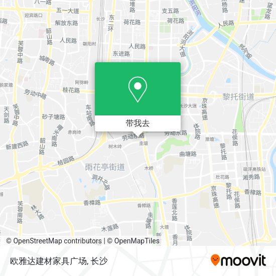 欧雅达建材家具广场地图