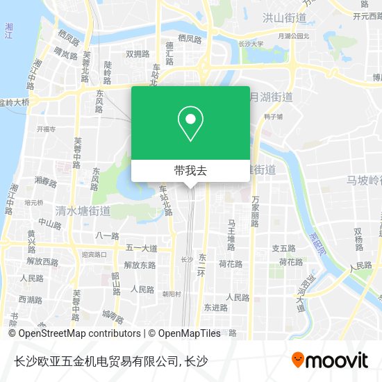 长沙欧亚五金机电贸易有限公司地图