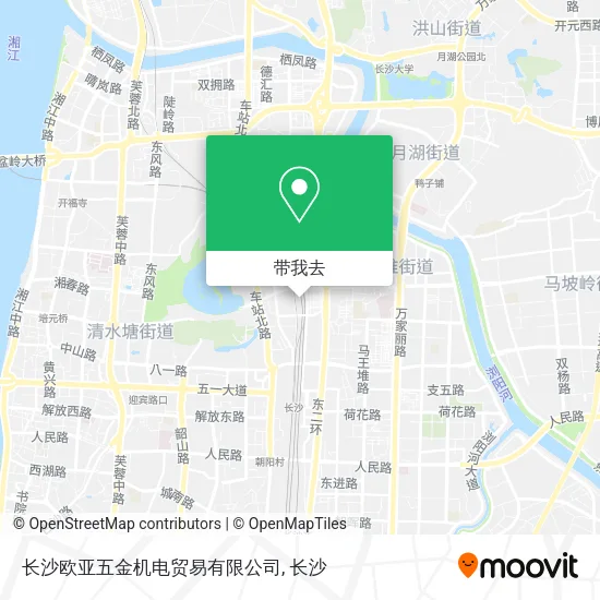 长沙欧亚五金机电贸易有限公司地图