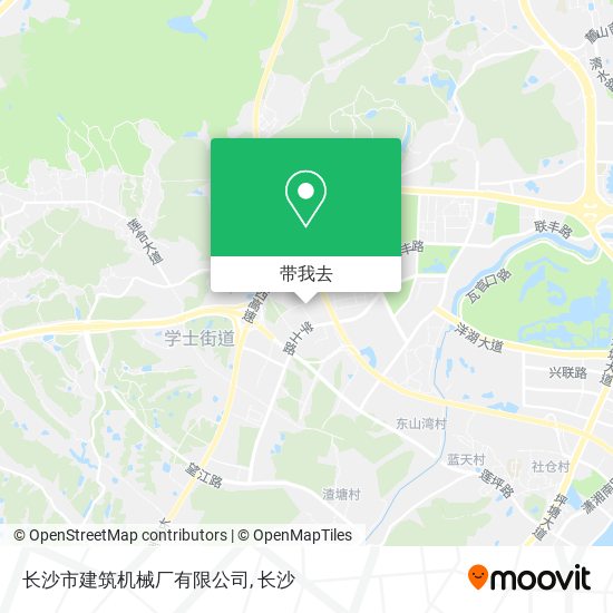 长沙市建筑机械厂有限公司地图