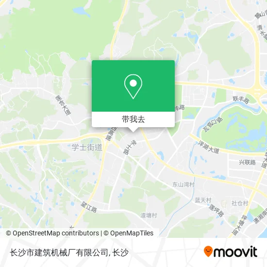 长沙市建筑机械厂有限公司地图