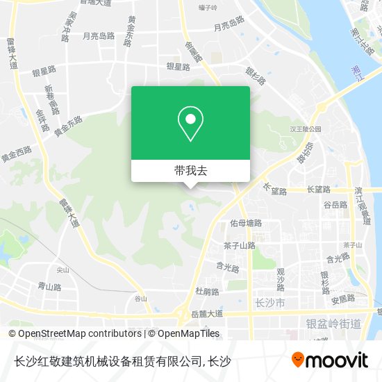 长沙红敬建筑机械设备租赁有限公司地图