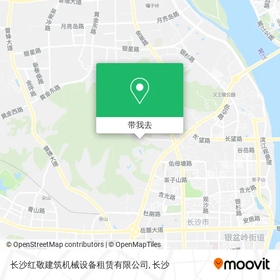长沙红敬建筑机械设备租赁有限公司地图