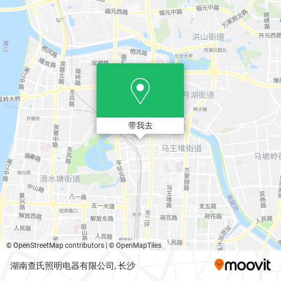 湖南查氏照明电器有限公司地图