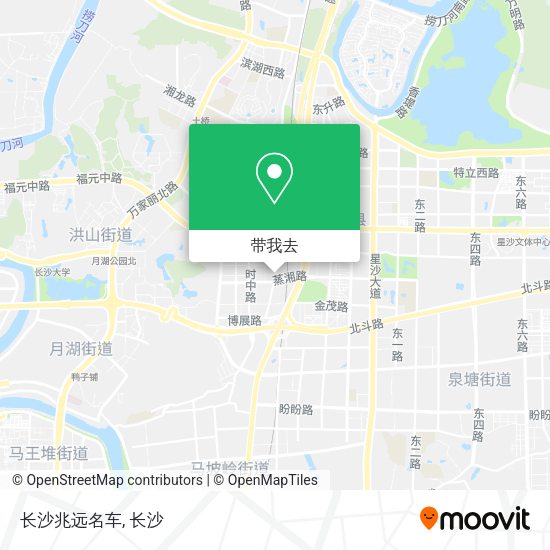 长沙兆远名车地图