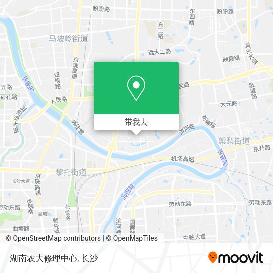 湖南农大修理中心地图