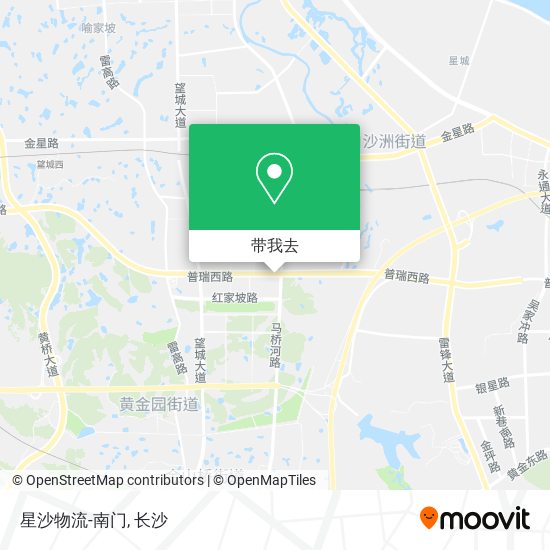 星沙物流-南门地图