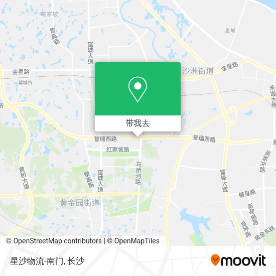 星沙物流-南门地图