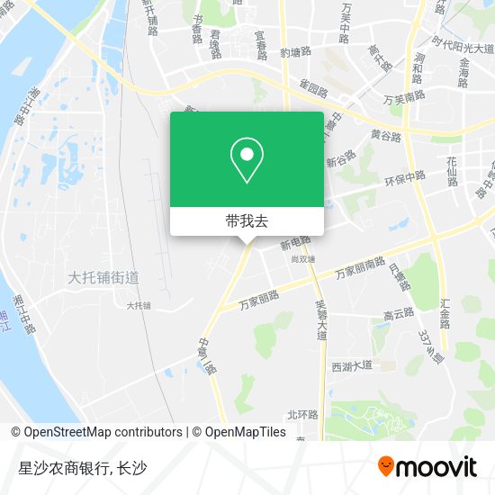 星沙农商银行地图