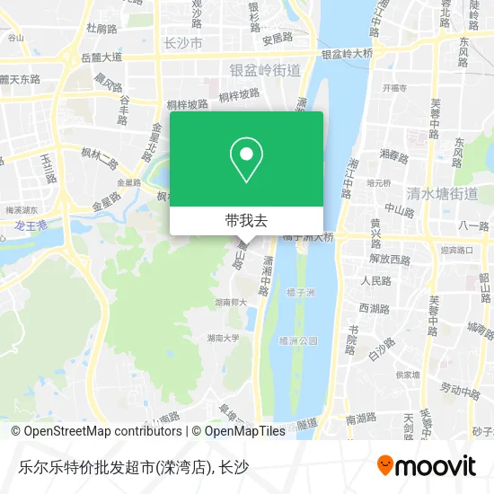 乐尔乐特价批发超市(溁湾店)地图