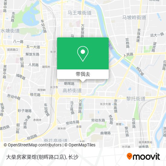 大柴房家菜馆(朝晖路口店)地图